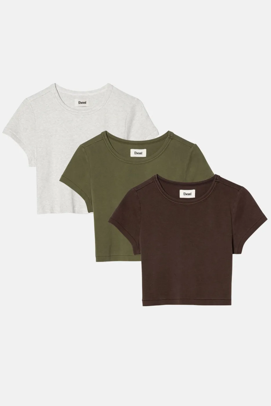 Elwood Clothing BABYDOLL CORE TEE 3 PACK